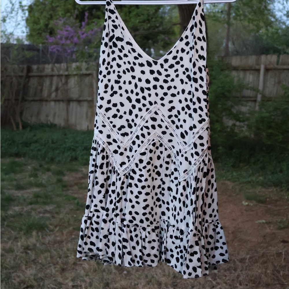 Black and White Polka Dot Dress